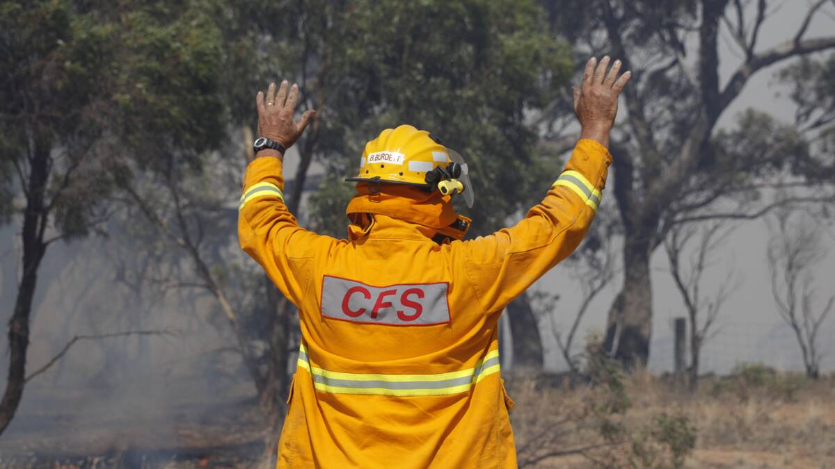 The CFS responded to multiple fires in the east of the state on Tuesday as wind gusts reached 60km/h. File picture