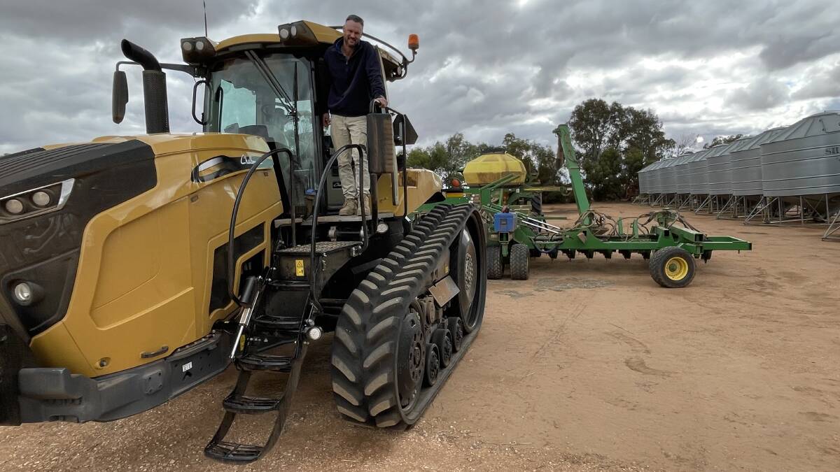 Pinery cropper Richard Fabry packed his seeder away this week, and was eagerly awaiting rain. Picture by Alisha Fogden 