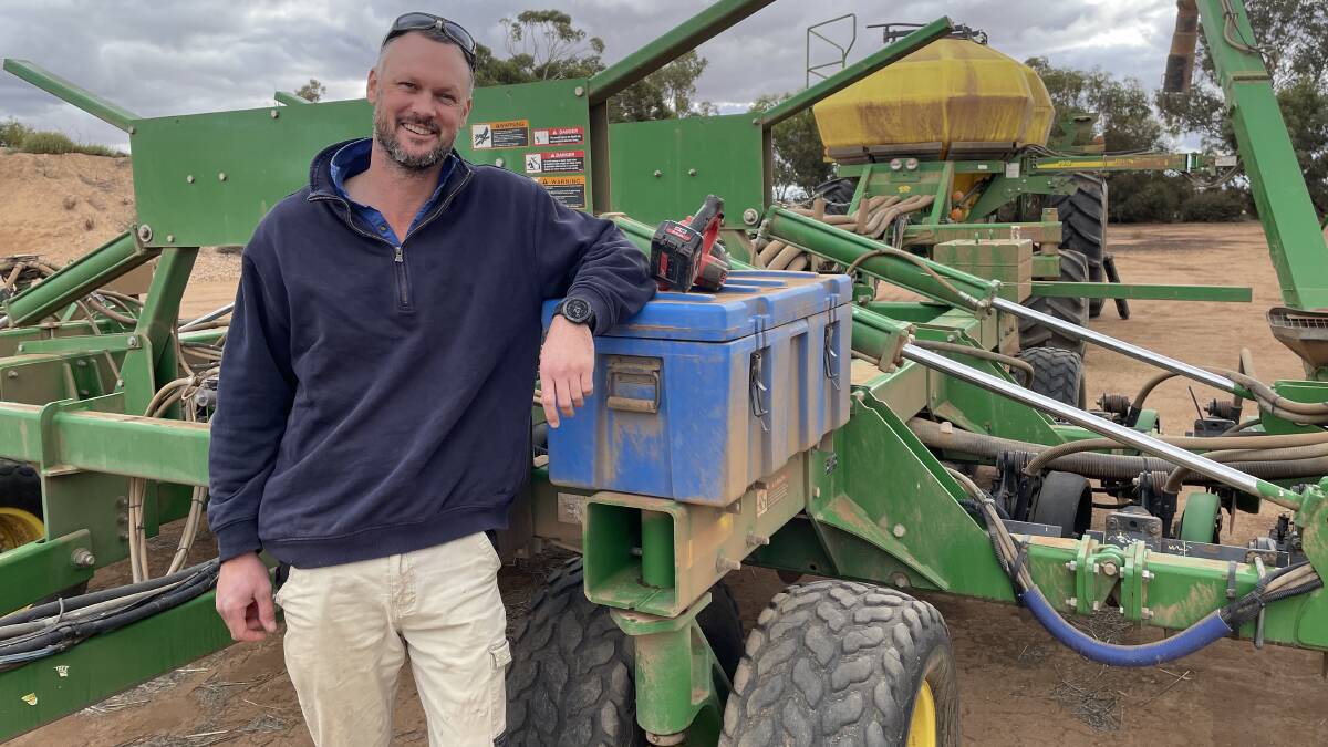 Pinery cropper Richard Fabry packed his seeder away this week, and was eagerly awaiting rain. Picture by Alisha Fogden 