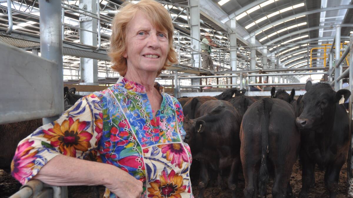 Mary Frost, Poolaijelo, Vic was thrilled to receive $3.33/kg for her 31 March-April 2015 drop steers. At 338.2kg this equated to $1126.