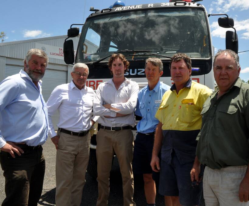 ACTION PLAN: Liberal politicians Mitch Williams and Duncan McFetridge met with CFS brigade reps of Keilira, Avenue, Woolumbool and Lochaber Mark Bruce, Nick Edwards, Graham Clothier and Ian Williams.