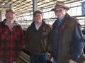 Paul and Stuart 'Snow' Merrett, Merrett Pastoral, Penola, with their TDC agent Sam Hill (middle) were pleased with the prices for their heavy weight Angus steers. The three pens of June-July 2022 drops topped at $1992.
