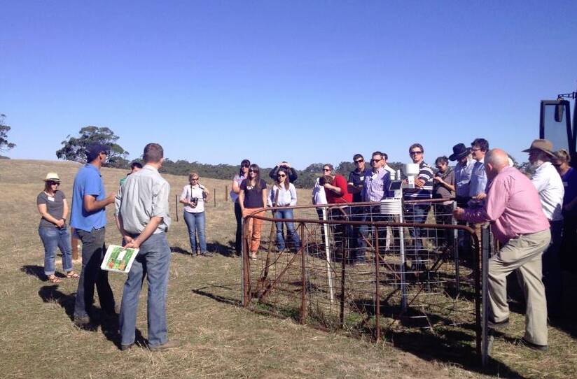 
 
Participants learning about Barossa Improved Grazing Group projects at the inaugural AgTastic conference in 2014.