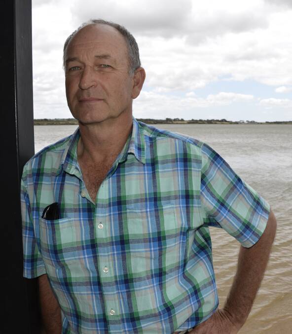 REDUCE TAKE: Mundoo Island beef farmer Colin Grundy says Australian irrigators should start the year on 50pc allocation and only increase as water became available. 