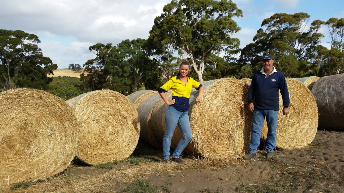 FODDER DRIVE: Melissa and Peter Hamlyn, Normanville, gathered hay donations from the Fleurieu Peninsula for those affected by the fires at Pinery. “This wouldn’t be possible without the generosity of local farmers," she said.