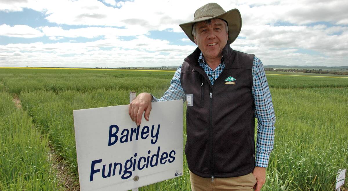 BE WARY: FAR Australia managing directos Nick Poole warns about relying on one fungicide. "If we don't look after the products we are currently using, fungicide resistance could become a concern, like herbicide resistance," he said.