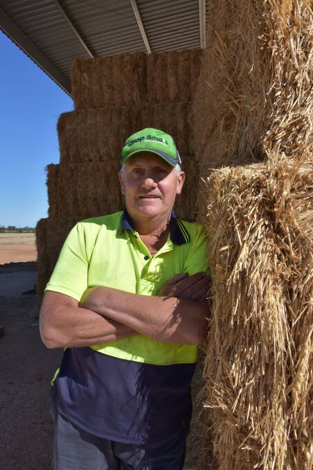 WISE INVESTMENT: Graeme Auricht, Pinnaroo, says frost insurance has paid off in recent years, when up to 80pc of his wheat was lost. 