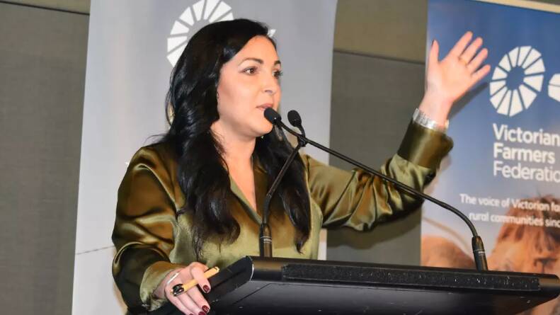 VFF president Emma Germano announced on Monday the organisation was pulling out of seven national commodity groups. File picture