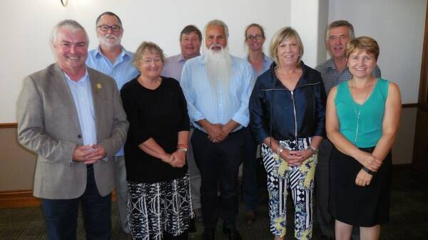 Representatives from the Landcare Association of SA and the presiding members of the NRM boards.
