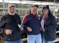 Norman Gilmore, Nangkita, with brother Byron and his wife Tricia Gilmore, Morella, both from Eight Mile Creek, sold steers at Mount Gambier. Pictures by Kylie Nicholls