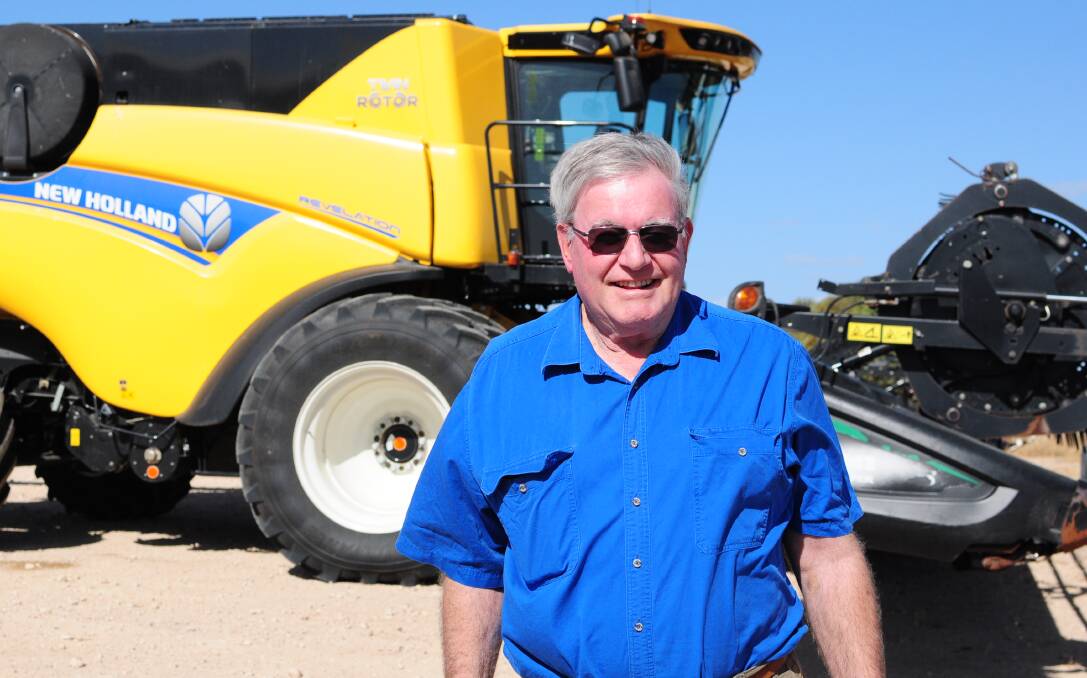 Lock farmer and T-Ports director Andrew Polkinghorne believes if the return to rail proposal offers such a high benefit cost ratio, Viterra and Aurizon should fund it themselves. File picture by Katie Jackson