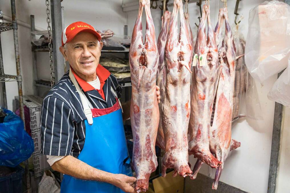 Mr Meats owner Jimmy Lambos says he has noticed an increase in goat consumption over the past five years. Picture Mr Meats