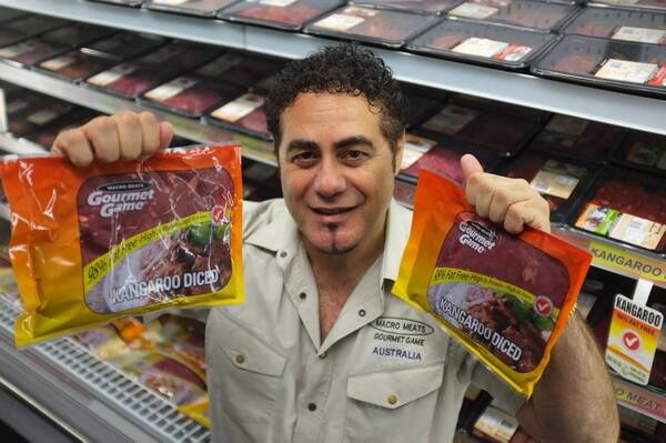 JUMP FOR JOY: Macro Meats managing director Ray Borda says he's delighted that Russian authorities will be allowing his company to export kangaroo meat to the country.