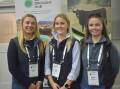 Third year University of Adelaide Agricultural Science students Jessica Fels, Merna Mora Station, Rory Dunn, Strathalbyn, and Emily Adams, Langhorne Creek, attended the conference. Picture supplied